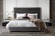 Diamond Sofa® Empire Brush Silver/Weathered Grey Queen Bed-1