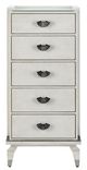 Currey & Company Serena Lingerie Gray Salt/Pewter Chest-1