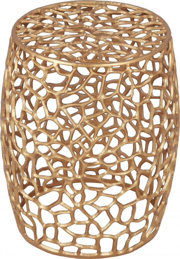 Meridian Furniture Priya Gold End Table-0