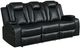 New Classic® Home Furnishings Orion II Black Dual Manual Reclining Sofa-0