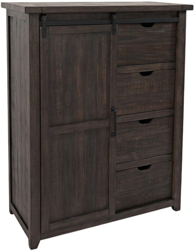 Jofran Inc. Madison County Barnwood Barn Door Chest-0