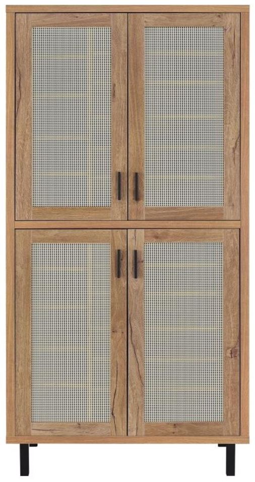 Coaster® Teller Natural Oak Tall Cabinet -1