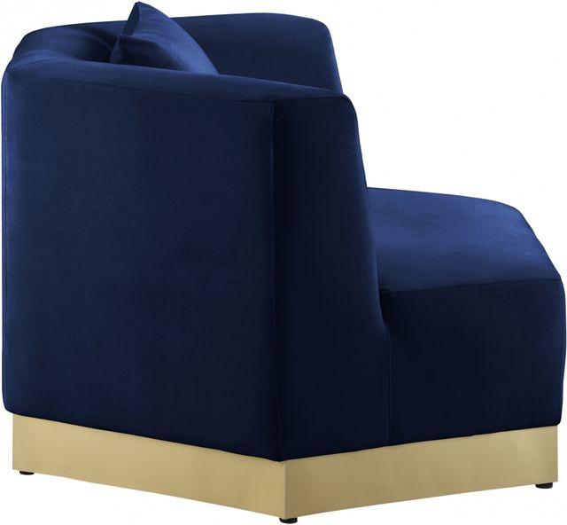 Meridian Furniture Marquis Navy Velvet Chair-2