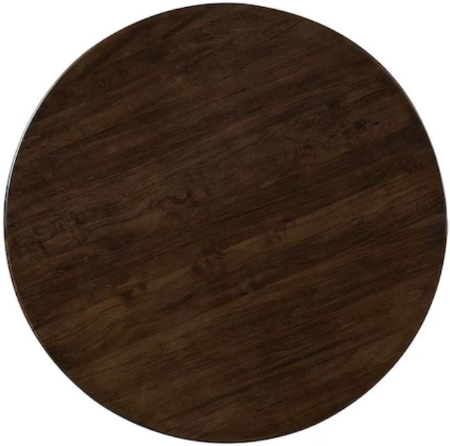 Bassett® Furniture Customizable BenchMade Astor 48" Round Dining Table with Champagne Brass Base-2
