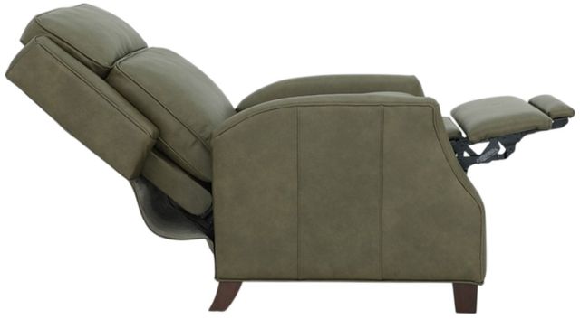 BarcaLounger® Nixon Oasis Olive Leather Manual Recliner-1