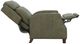 BarcaLounger® Nixon Oasis Olive Leather Manual Recliner-1