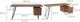 Moe's Home Collection Nailed Brown Desk-2