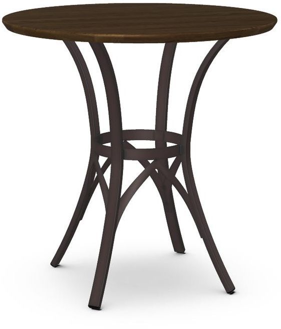Amisco Customizable Kai Solid Ash Counter Height with 36" Tabletop-0