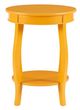 Powell® Rainbow Yellow Round Side Table-3