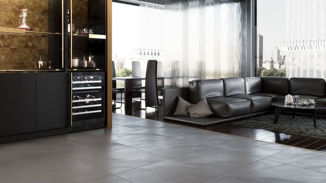 Refroidisseur à vin encastré de 24 po Elica® de 4.8 pi³ - Cadre prêt pour le panneau-3
