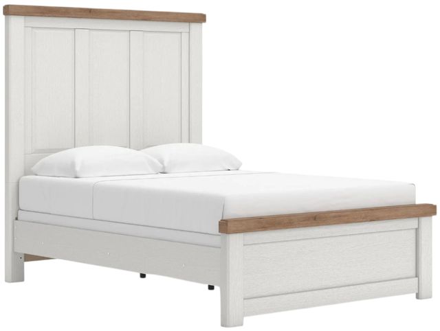 Benchcraft® Savonport Brown/White Full Panel Bed-0