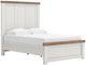Benchcraft® Savonport Brown/White Full Panel Bed-0