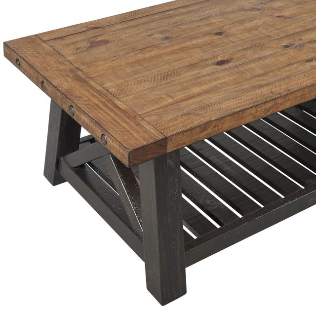 Martin Svensson Bolton Natural Coffee Table with Black Satin Base-3