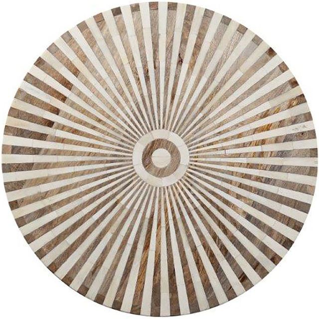 Parker House® Crossings Downtown Amber Bone Inlay End Table-3