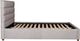 Moe's Home Collection Takio Light Grey Queen Bed-3