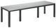 Homecrest™ Outdoor Living Customizable Eden Aluminum/Teak 110" Rectangular Outdoor Dining Table-0