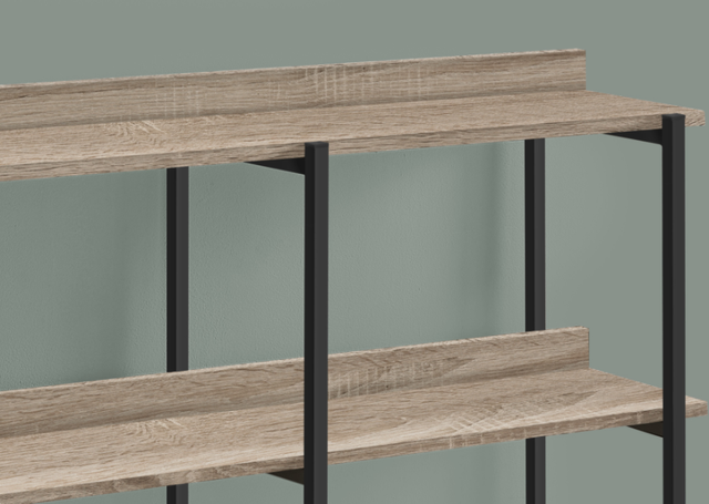 Monarch Specialties Inc. 48"L Dark Taupe Console Table with Black Metal Frame -1