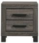 American Wholesale Furniture Salt Creek Distressed Gray Nightstand-1
