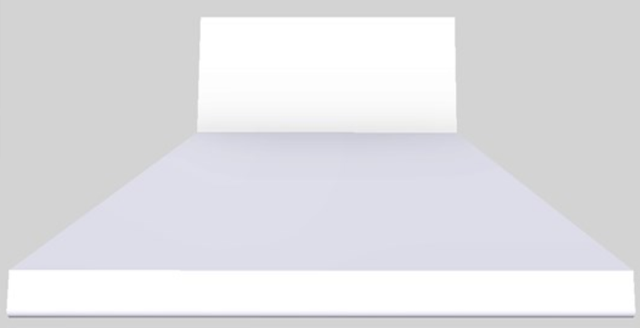 Vent-A-Hood® 54" White Wall Mounted Range Hood-0