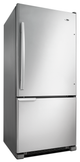 Amana® 18.7 Cu. Ft. Stainless Steel Bottom Freezer Refrigerator-1