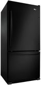 Amana® 29" 18.7 Cu. Ft. Black Bottom Freezer Refrigerator with EasyFreezer™ Pull-Out Drawer-1
