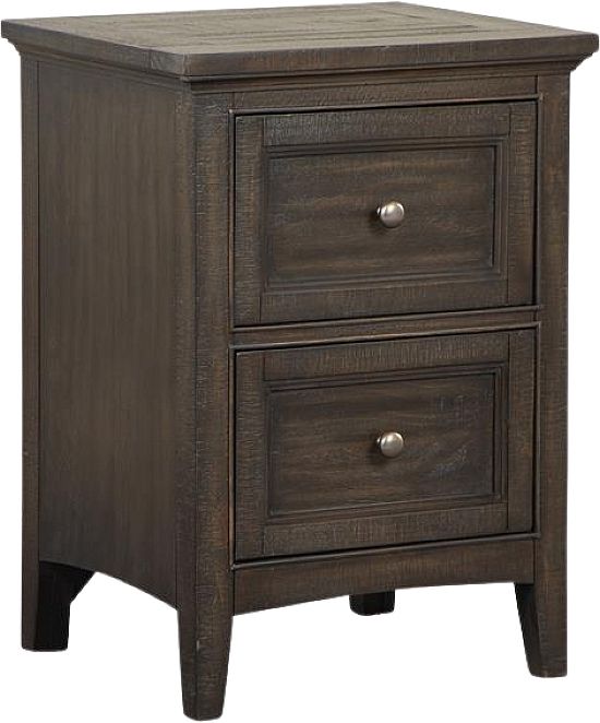 Magnussen Home® Westley Falls Graphite Drawer Nightstand-0