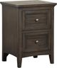 Magnussen Home® Westley Falls Graphite Drawer Nightstand-0