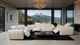 Furniture of America® Thaddea White Power Sofa-1