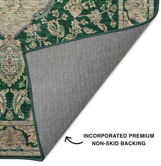 Dalyn™ Rug Company Hatay HY3 Emerald 5'x8' Area Rug-1