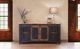 International Furniture Direct Pueblo Brown/Weathered Black 70" TV Stand-1