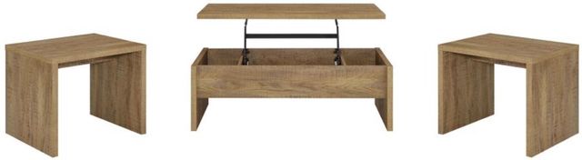 Coaster® Canoga 3-Piece Mango Lift Top Cocktail Coffee Table Set-0