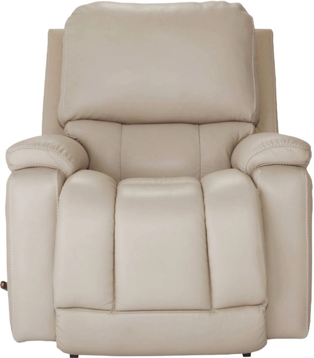 La-Z-Boy® Greyson Ice Leather Manual Rocking Recliner-2
