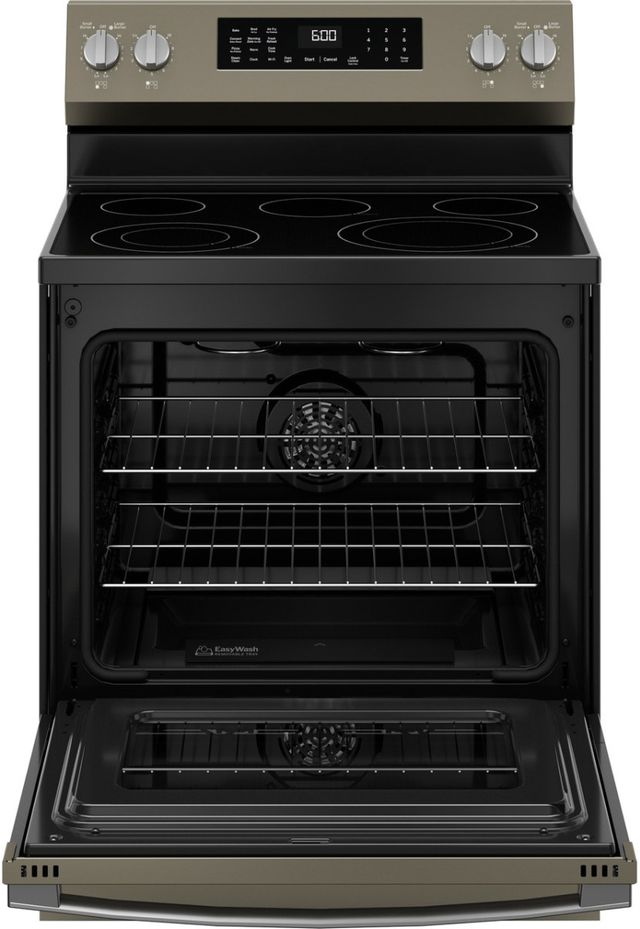 GE® 600 Series 30" Slate Freestanding Electric Range-2