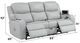 ACME Furniture Elonzo Light Gray Power Reclining Sofa with Power Headrest-2