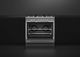 Fisher & Paykel 36" Brushed Stainless Steel with Black Glass Pro Style Natural Gas Range-4