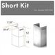 ZLINE 2 Piece 12" Stainless Steel Wall Hood Extension Kit-2
