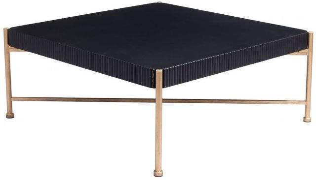 Zuo® Modern Nazaire Black/Gold Coffee Table-1