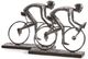 Giftcraft Black/Silver Cyclist Figurine-0
