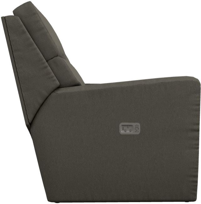 La-Z-Boy® Apollo Smoke Power Reclining Loveseat with Console, Headrest, and Lumbar-2
