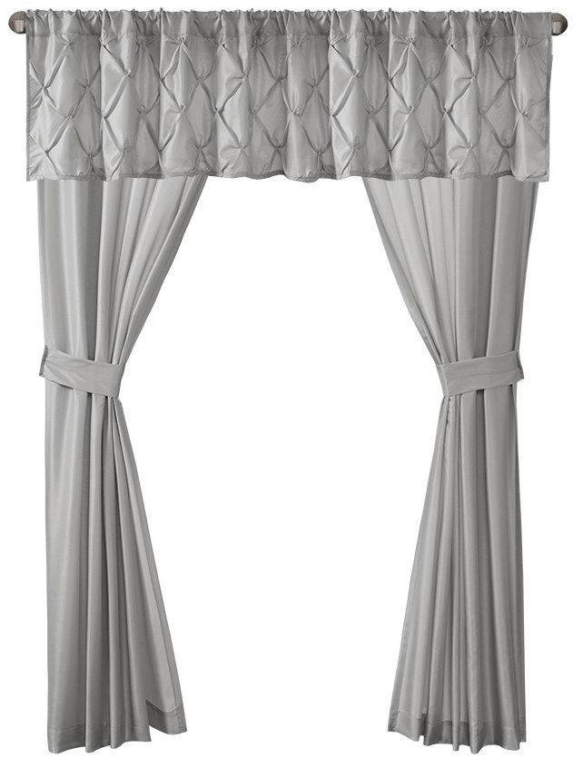 Olliix by Madison Park Essentials 24 Pieces Grey California King Joella Room in a Bag Set-2