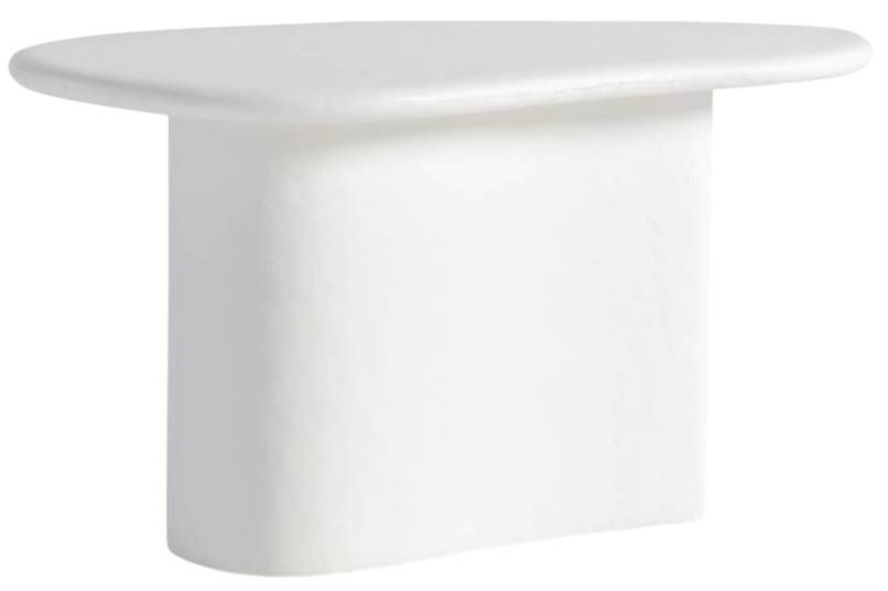 Bernhardt Fresco Chalky White Concrete Outdoor Accent Table