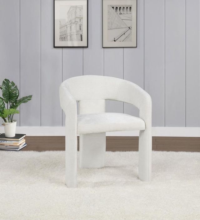 Coaster® Carlow 2-Piece White Upholstered Dining Chair Set-1