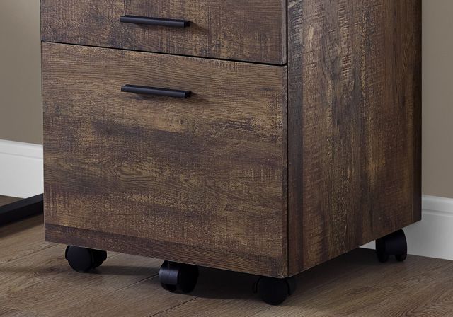 Monarch Specialties Inc. Brown Reclaimed Wood Filing Cabinet-2