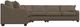 La-Z-Boy® Charlie Fossil Sectional with Custom Layout Options-2
