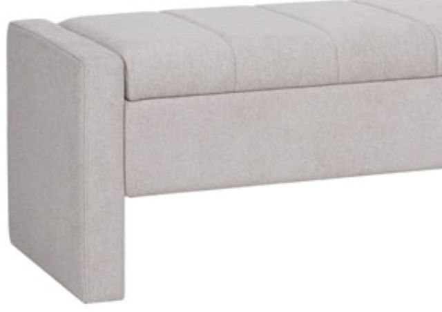 Signature Design by Ashley® Akselman Gray Storage Bench-1