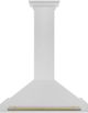 ZLINE 36" Autograph Edition Satin Stainless Steel Wall Mounted Range Hood-0