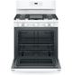 GE® 30" White Freestanding Gas Range-2