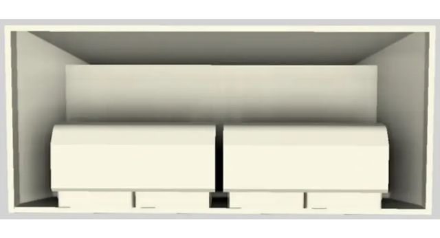Vent-A-Hood® 54" Biscuit Euro-Style Wall Mounted Range Hood-3