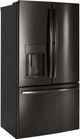 GE Profile™ 22.2 Cu. Ft. Black Stainless Steel Counter Depth French Door Refrigerator-1