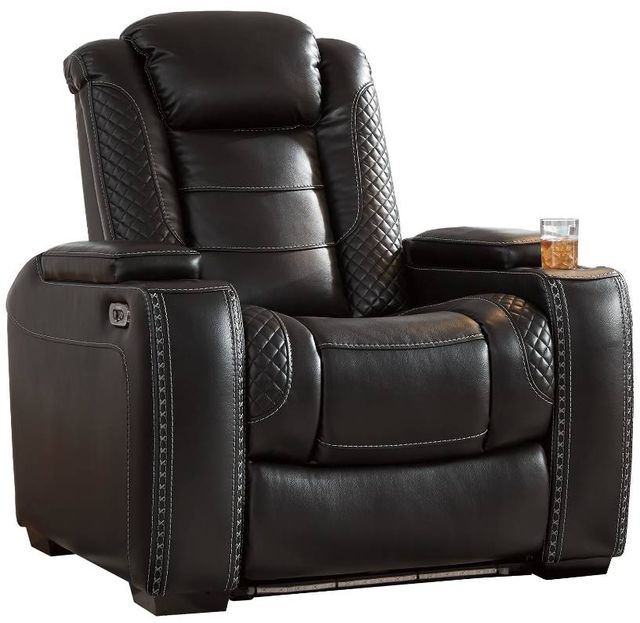 Signature Design by Ashley® Party Time 3-Piece Midnight Power Theater Seating Set-1
